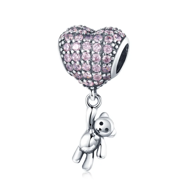 (afbeelding voor) Pandora Style Bier en ballon Bedel - SCC1054