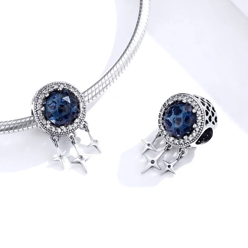 (afbeelding voor) Pandora Style Blauwe ster Bedel - SCC1432 - Bekijken 3