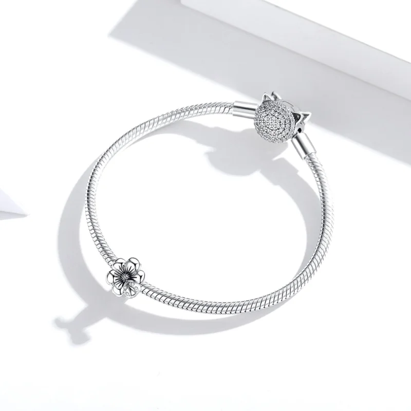 (afbeelding voor) Pandora Style Bloeiende bloem Bedel - SCC1722 - Bekijken 3