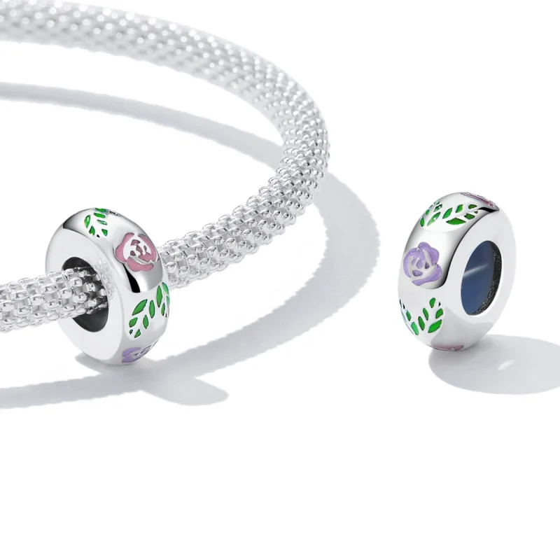 (afbeelding voor) Pandora Style Bloem Doodle Bedel - BSC596 - Bekijken 4