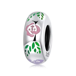 (afbeelding voor) Pandora Style Bloem Doodle Bedel - BSC596