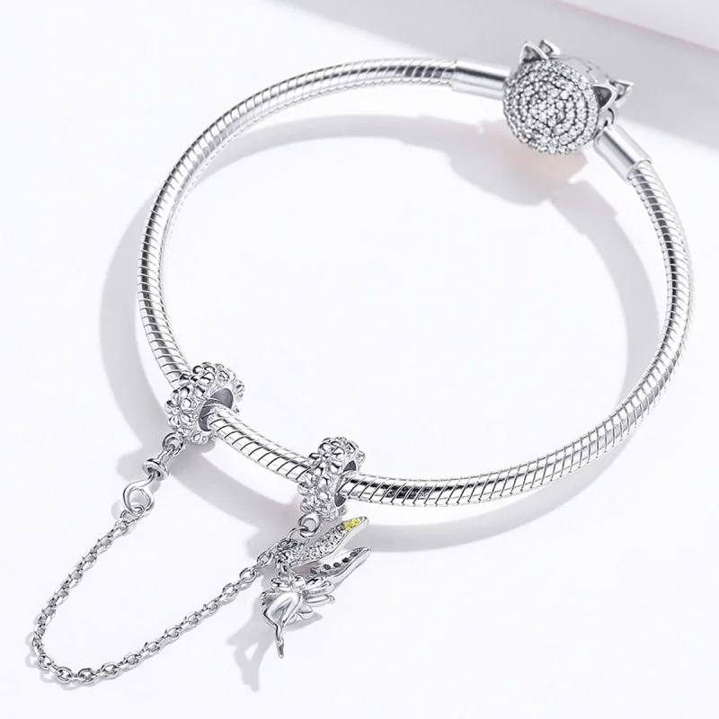 (afbeelding voor) Pandora Style Bloemen Elf Veiligheidsketting - SCC1278 - Bekijken 5