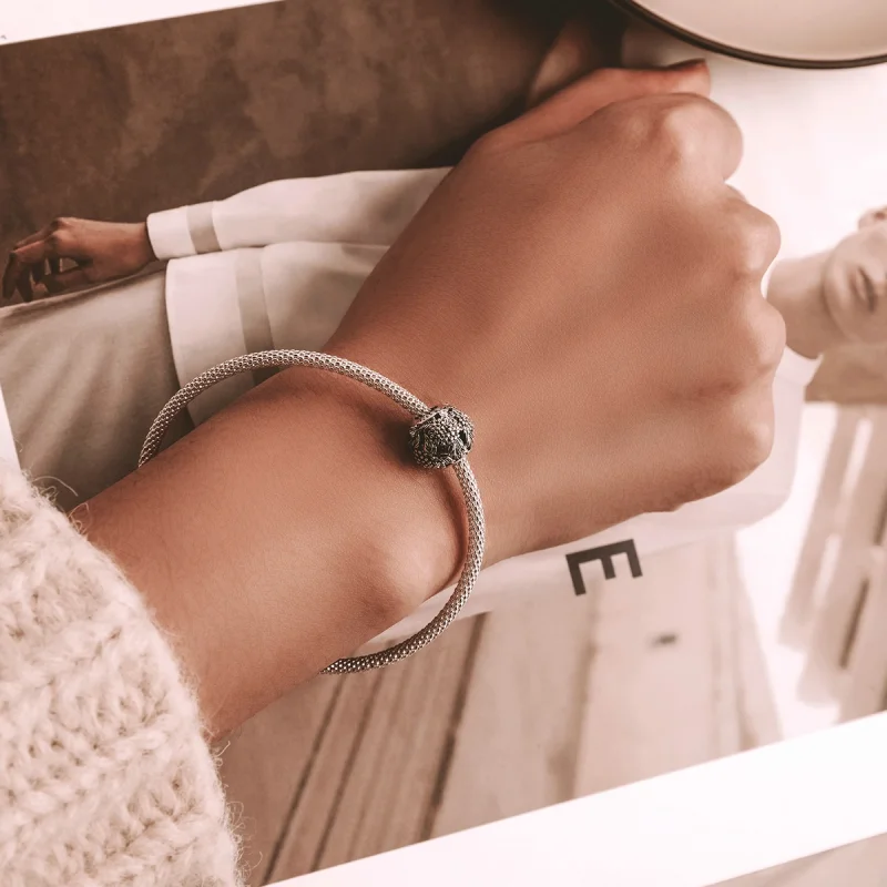 (afbeelding voor) Pandora Style Bloemen in reliëf Bedel - SCC2097 - Bekijken 5