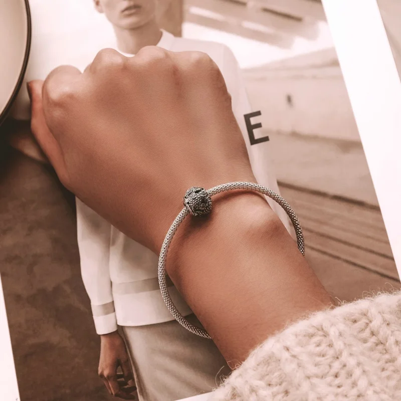 (afbeelding voor) Pandora Style Bloemen in reliëf Bedel - SCC2097 - Bekijken 6