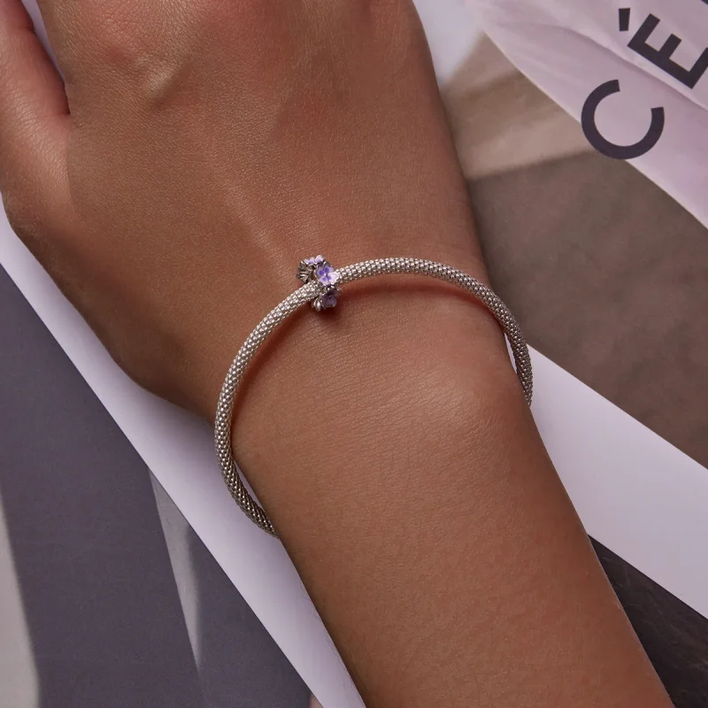 (afbeelding voor) Pandora Style Bloemen Spacer Bedel - SCC2212 - Bekijken 6