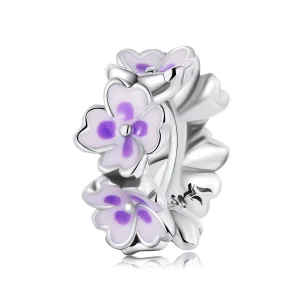 (afbeelding voor) Pandora Style Bloemen Spacer Bedel - SCC2212