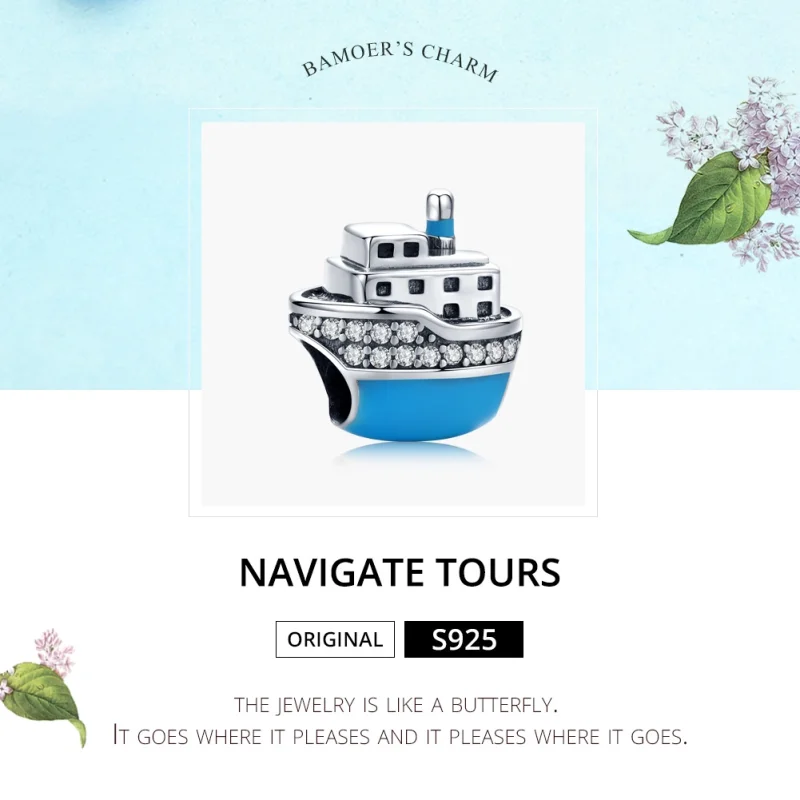 (afbeelding voor) Pandora Style Boot Bedel - SCC1379 - Bekijken 6