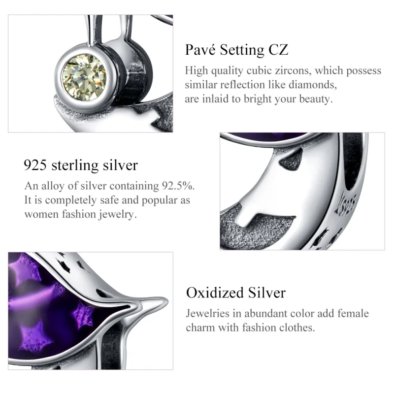 (afbeelding voor) Pandora Style Boze Maan Bedel - SCC1618 - Bekijken 7