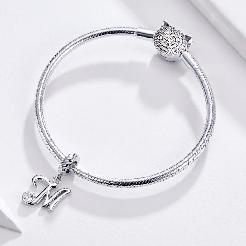 (afbeelding voor) Pandora Style Brief M Hangende Bedel - SCC1183-M - Bekijken 2