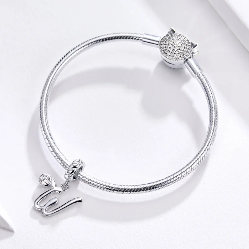 (afbeelding voor) Pandora Style Brief W Hangende Bedel - SCC1183-W - Bekijken 2