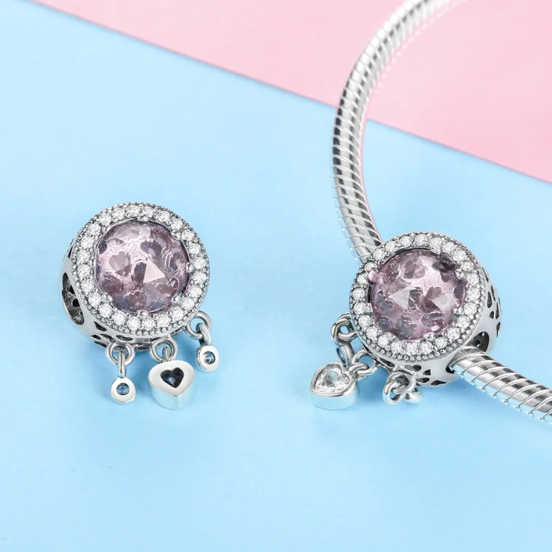 (afbeelding voor) Pandora Style Briljant Hart Bedel - SCC998 - Bekijken 3