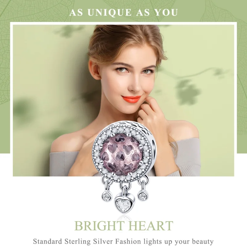 (afbeelding voor) Pandora Style Briljant Hart Bedel - SCC998 - Bekijken 6