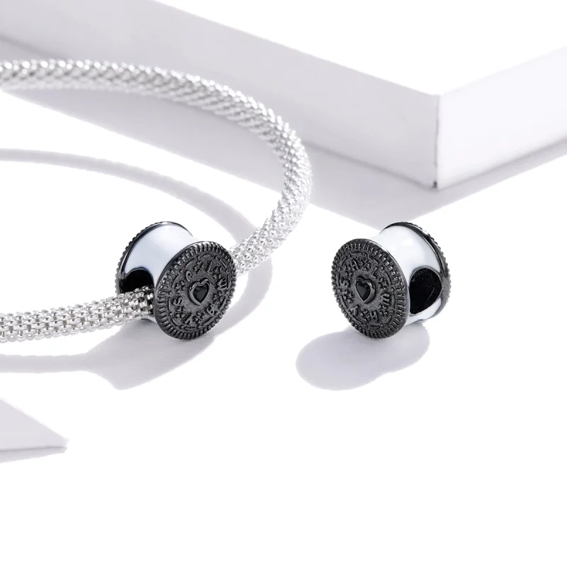 (afbeelding voor) Pandora Style Broodje Koekje Bedel - BSC352 - Bekijken 4