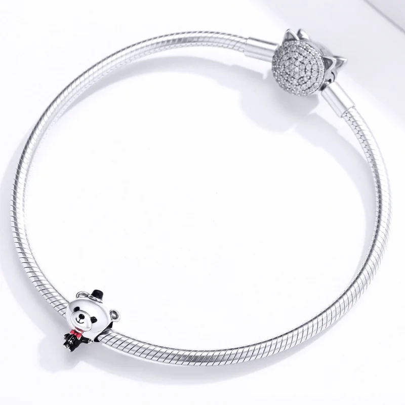 (afbeelding voor) Pandora Style Bruidegom Beer Bedel - SCC1473 - Bekijken 3