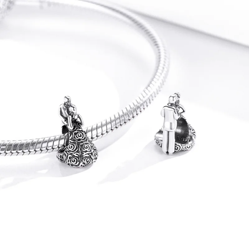 (afbeelding voor) Pandora Style Bruiloftsfeest Dansen Bruid en Bruidegom Bedel - SCC1564 - Bekijken 4