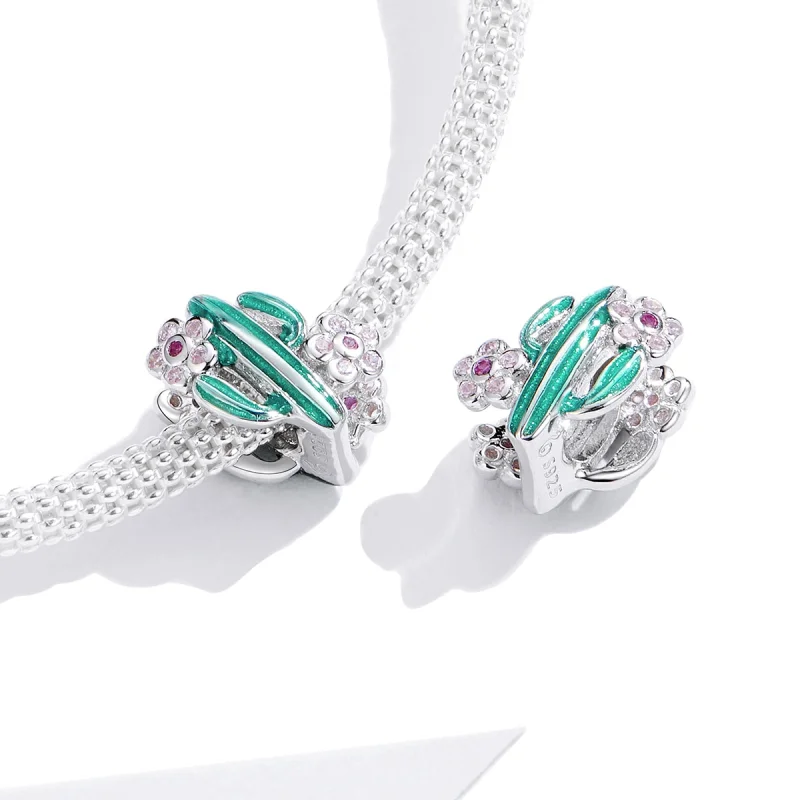 (afbeelding voor) Pandora Style Cactus Bedel - BSC261 - Bekijken 4