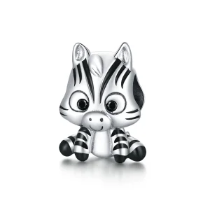 (afbeelding voor) Pandora Style Cartoon Zebra Bedel - BSC387