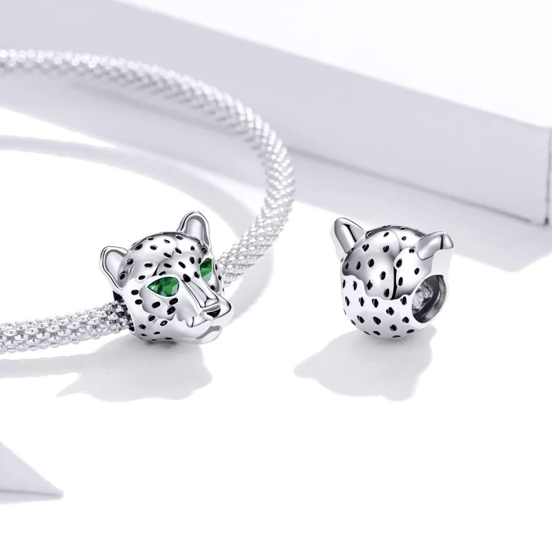 (afbeelding voor) Pandora Style Cheetah hoofd Bedel - SCC1675 - Bekijken 4