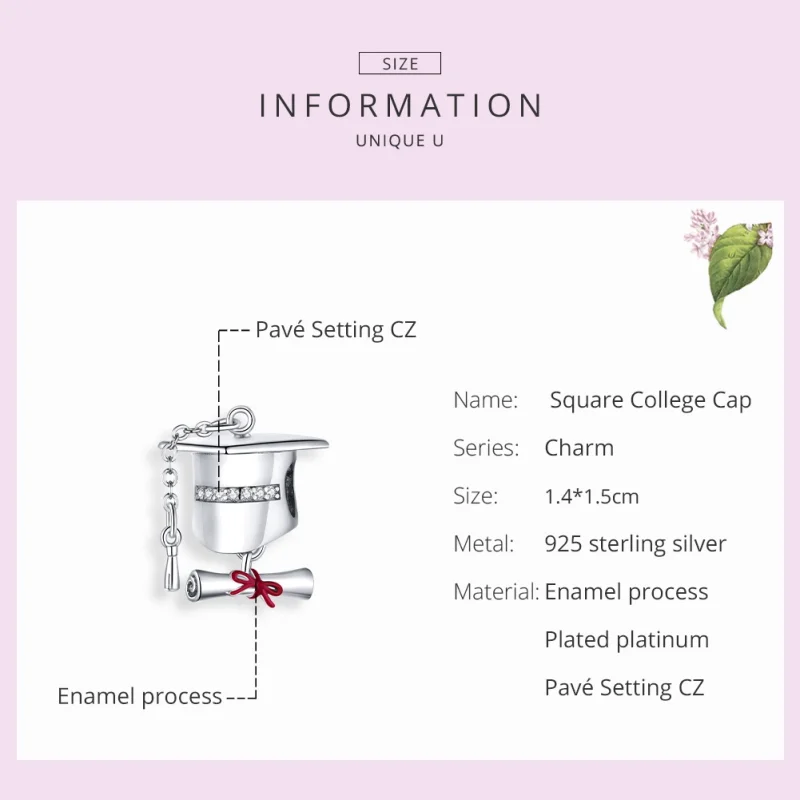 (afbeelding voor) Pandora Style College afstudeerpet Bedel - BSC357 - Bekijken 7