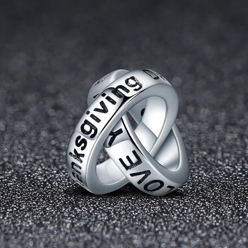 (afbeelding voor) Pandora Style Dankbaar voor u Bedel - SCC227 - Bekijken 2