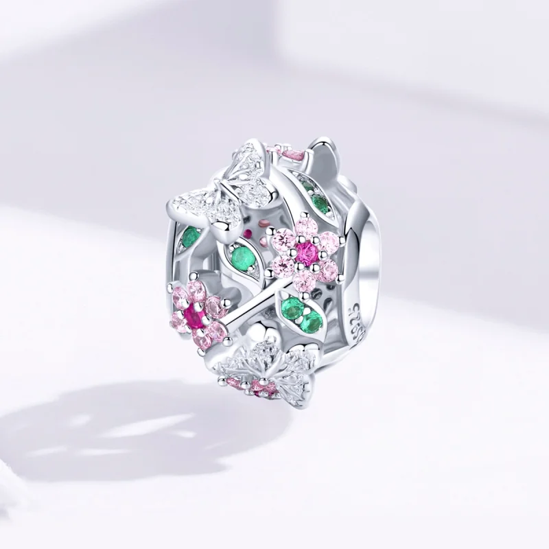 (afbeelding voor) Pandora Style Dansende vlinder Bedel - BSC116 - Bekijken 2