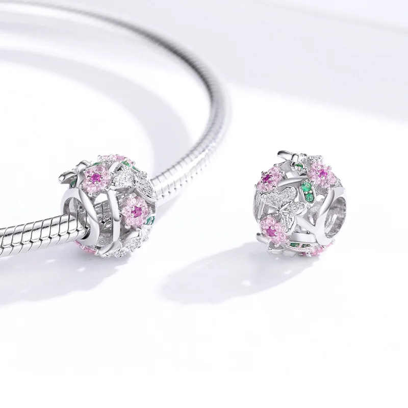 (afbeelding voor) Pandora Style Dansende vlinder Bedel - BSC116 - Bekijken 4