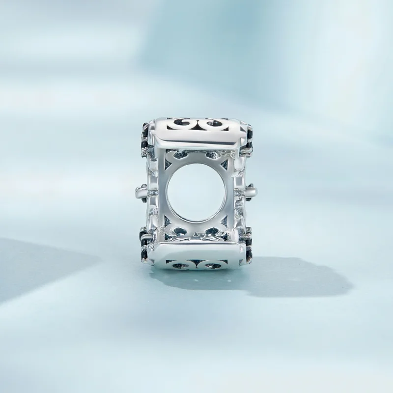 (afbeelding voor) Pandora Style Donkere Nacht Maan Bedel - SCC2370 - Bekijken 3