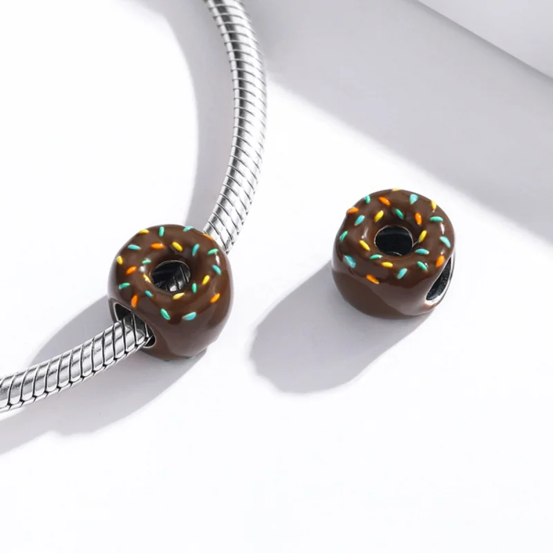 (afbeelding voor) Pandora Style Donut Bedel - SCC1820 - Bekijken 4