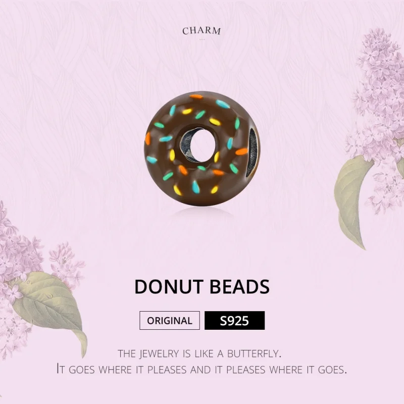 (afbeelding voor) Pandora Style Donut Bedel - SCC1820 - Bekijken 6