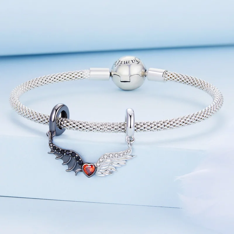 (afbeelding voor) Pandora Style Duivels en Engelen Bedel - BSC693 - Bekijken 3