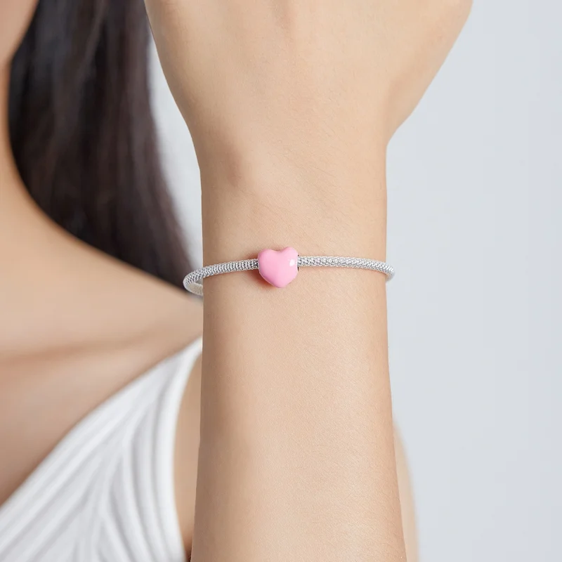 (afbeelding voor) Pandora Style Eenvoudige liefde Bedel - SCC1986-PK - Bekijken 5