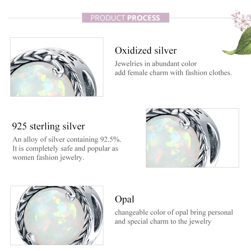 (afbeelding voor) Pandora Style Eenvoudige wijnstok Bedel - SCC1576 - Bekijken 8