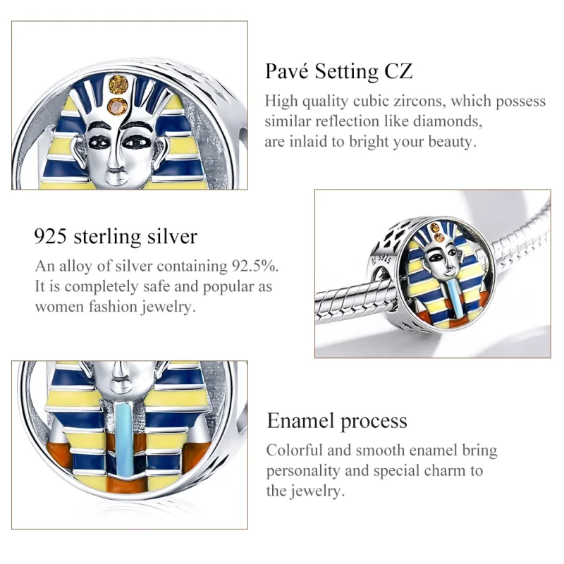 (afbeelding voor) Pandora Style Egypte - Farao Bedel - SCC1858 - Bekijken 7