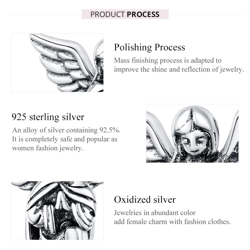 (afbeelding voor) Pandora Style Engel van liefde Bedel - BSC314 - Bekijken 7