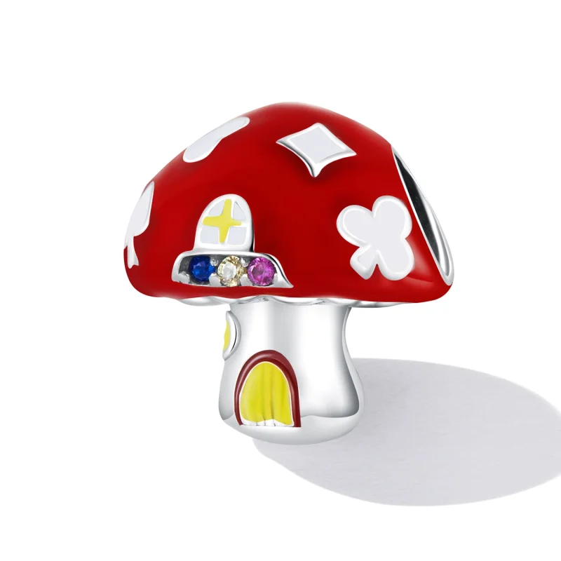 (afbeelding voor) Pandora Style Exquise Mushroom House Bedel - SCC2246 - Bekijken 2