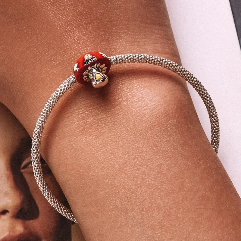 (afbeelding voor) Pandora Style Exquise Mushroom House Bedel - SCC2246 - Bekijken 6