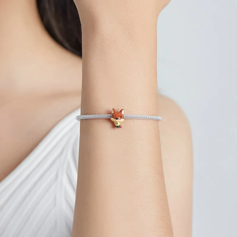 (afbeelding voor) Pandora Style Fox Burger Bedel - SCC1964 - Bekijken 5