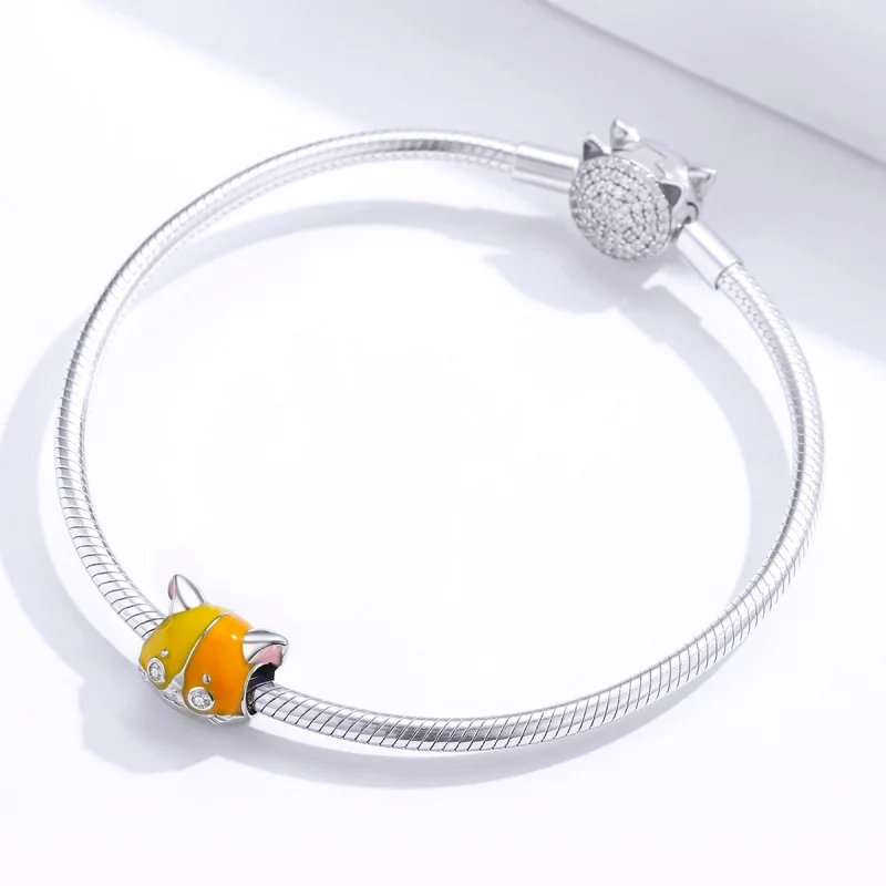 (afbeelding voor) Pandora Style Garfield Bedel - BSC189 - Bekijken 3