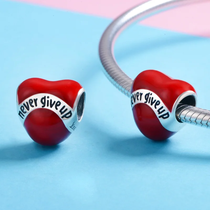 (afbeelding voor) Pandora Style Geef niet op Bedel - SCC808 - Bekijken 3