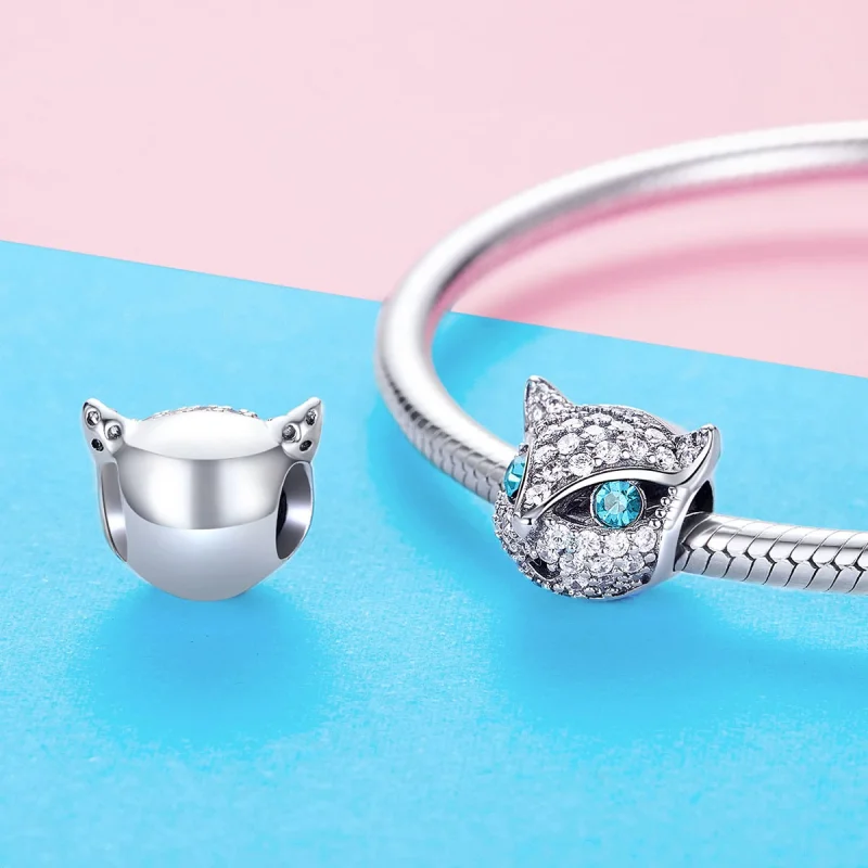 (afbeelding voor) Pandora Style Gelukkige Kitty Bedel - SCC1131 - Bekijken 3