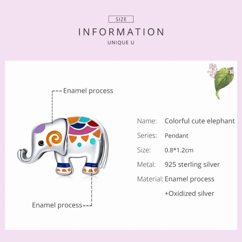 (afbeelding voor) Pandora Style Gelukkige Olifant Bedel - SCC1790 - Bekijken 7