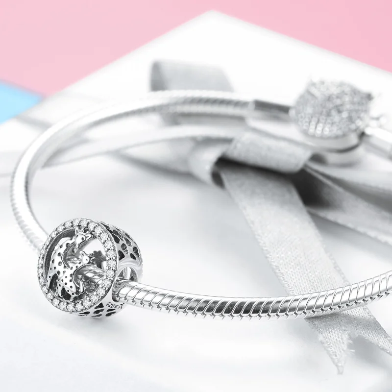 (afbeelding voor) Pandora Style Giraffe Bedel - SCC997 - Bekijken 4