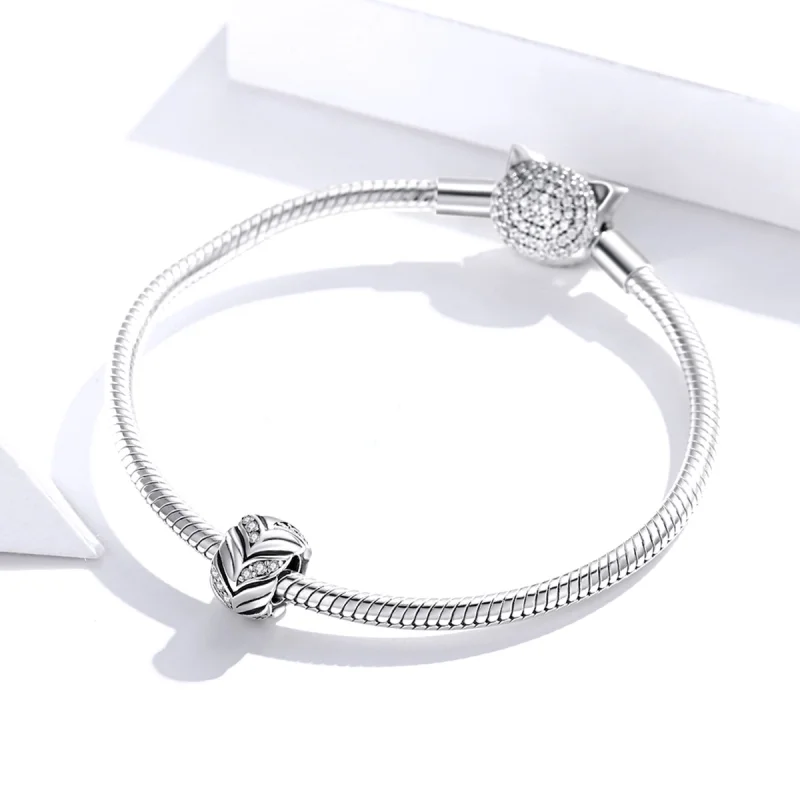 (afbeelding voor) Pandora Style Glanzende tarweoren Bedel - SCC1614 - Bekijken 3