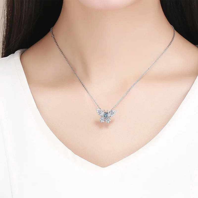 (afbeelding voor) Pandora Style Glittervlinder Bedel - BSC061 - Bekijken 5