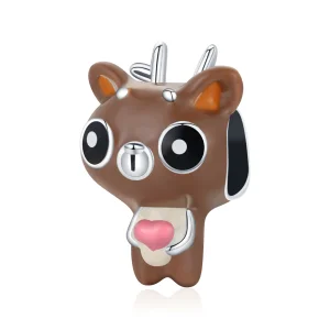 (afbeelding voor) Pandora Style Grappig Hert Bedel - SCC1934