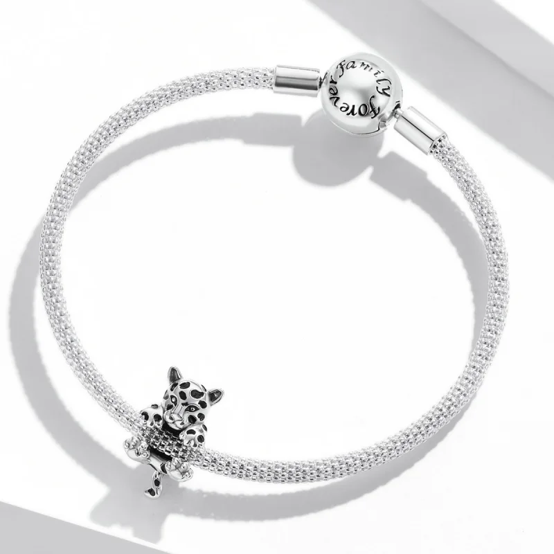 (afbeelding voor) Pandora Style Grappige kleine cheeta Bedel - BSC556 - Bekijken 3