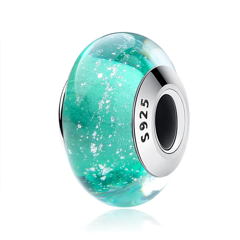 (afbeelding voor) Pandora Style Groen Murano Glas Bedel - SCZ021 - Bekijken 2