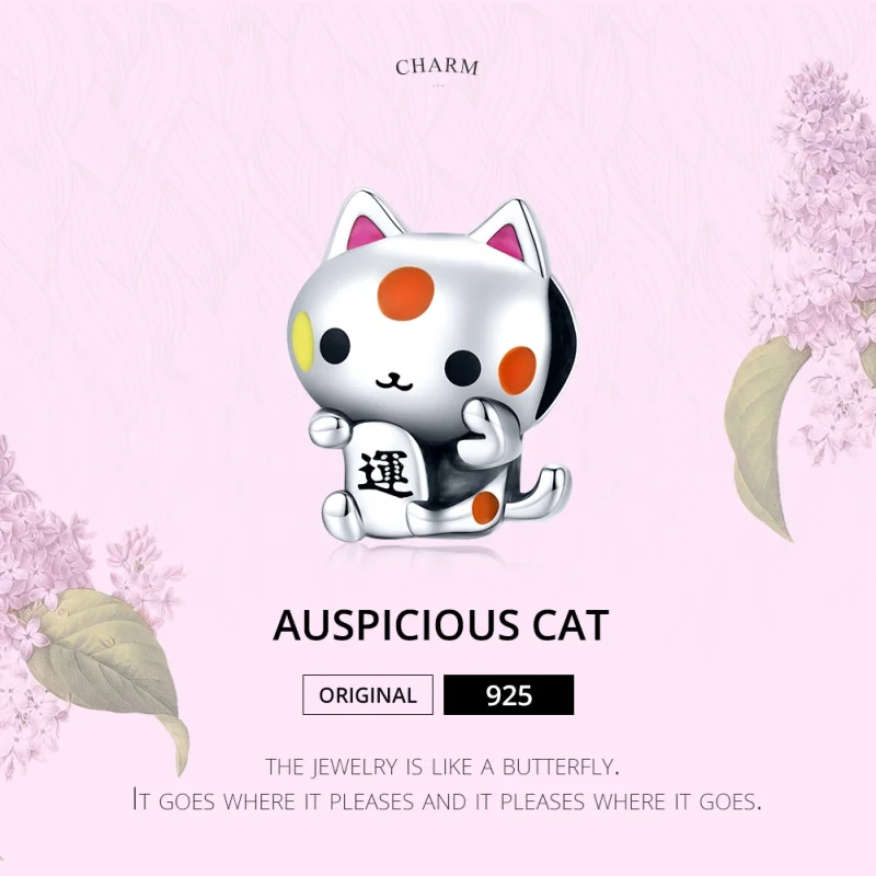 (afbeelding voor) Pandora Style Gunstige geld-grijpende kat Bedel - SCC1855 - Bekijken 7