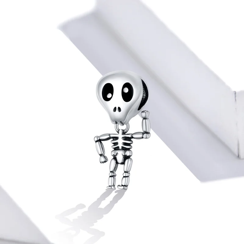 (afbeelding voor) Pandora Style Halloween Schedel Man Bedel - SCC1617 - Bekijken 2