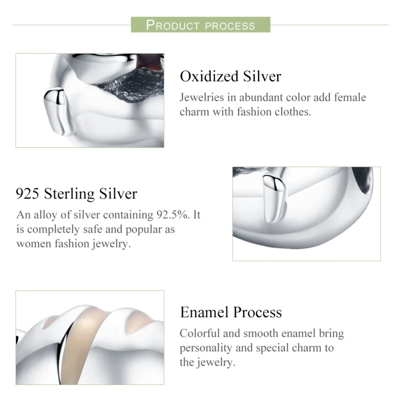 (afbeelding voor) Pandora Style Hamster Bedel - SCC1133 - Bekijken 5